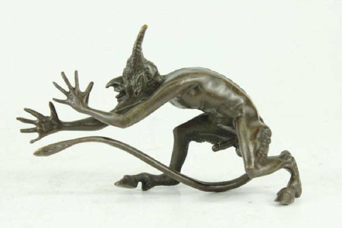 Satyr Devil Bronze Sculpture (1 of 6)