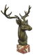 Buck Deer Elk Stag Bronze Sculpture - 5