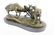 Elk Deer Bronze Sculpture on Marble Base Statue - 2