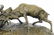Elk Deer Bronze Sculpture on Marble Base Statue - 6