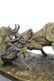 Elk Deer Bronze Sculpture on Marble Base Statue - 8
