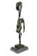 Art Deco Ballerina Dancer Bronze Sculpture