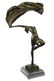 Art Deco Ballerina Dancer Bronze Sculpture - 2