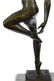 Art Deco Ballerina Dancer Bronze Sculpture - 8