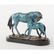 Arabian Show Horse Bronze Statue on Marble Base - 3