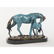 Arabian Show Horse Bronze Statue on Marble Base - 4