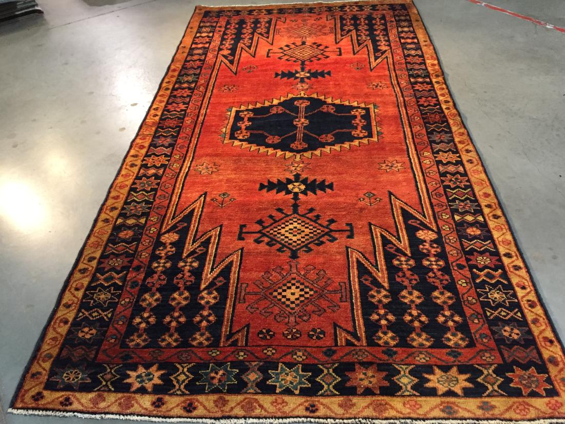 MAGNIFICENT AUTHENTIC VINTAGE PERSIAN  RUG 5'.0"X9'.5" (1 of 10)