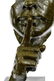 Man Hush Up Bronze Sculpture on Marble Base Figurine - 8