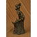 Girl on A Tree Stump Bronze Sculpture - 3