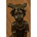 Girl on A Tree Stump Bronze Sculpture - 4