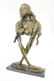 Nude Woman Bronze Sculpture on Marble Base Figurine - 7