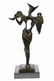 Surrealistic Angel Abstract Modern Art Bronze Sculpture - 3