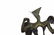 Surrealistic Angel Abstract Modern Art Bronze Sculpture - 6