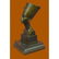 Miniature Nefertiti Bust Egyptian Queen Bronze - 2