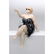 Cold Cast Exaggerated Woman Sunbathing Cold Cast Bronze