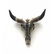 Steer Long Horns Wall Mounted Cold Cast Bronze