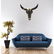 Steer Long Horns Wall Mounted Cold Cast Bronze - 4