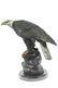American Eagle Bronze Sculpture on Marble Base Figurine - 6