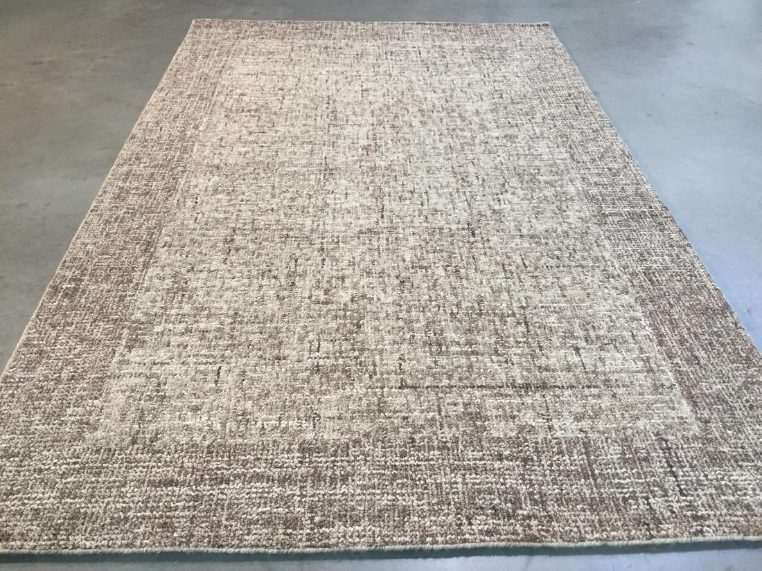 DECORATIVE TEXTURED SOLID HAND MADE RUG 8x10 (1 of 7)