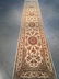 MAGNIFICANT HAND-KNOTTED WOOL AND SILK RUNNER 2.3x12