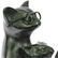Cat with Baby Telling Stories Bronze Sculpture - 2