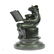 Cat with Baby Telling Stories Bronze Sculpture - 5