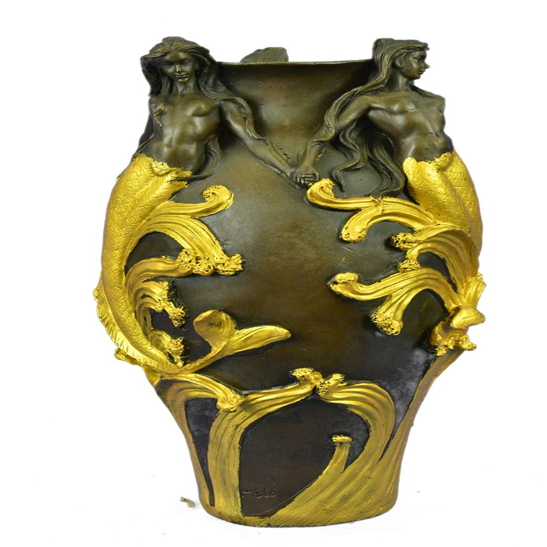 Vase Planter Bronze Statue (1 of 8)