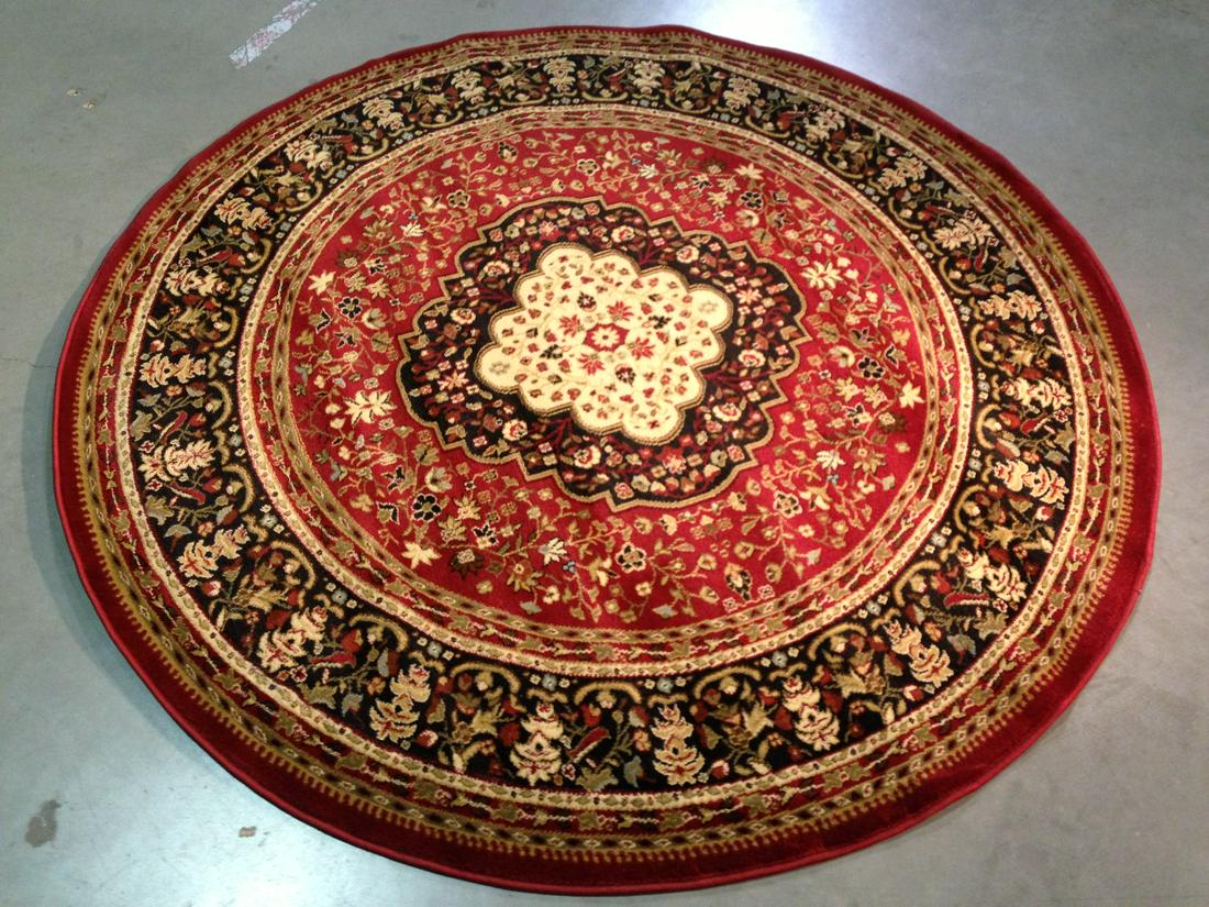 CLASSIC PERSIAN DESIGN ROUND RUG 8x8 (1 of 4)