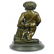 Nude Boy Holding Apple Bronze Sculpture - 7