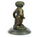 Nude Boy Holding Apple Bronze Sculpture - 8
