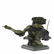 Bronze Drum Set Figurine on Marble Base Statue - 3