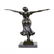 Girl Naked Art Deco Style Bronze Statue - 5