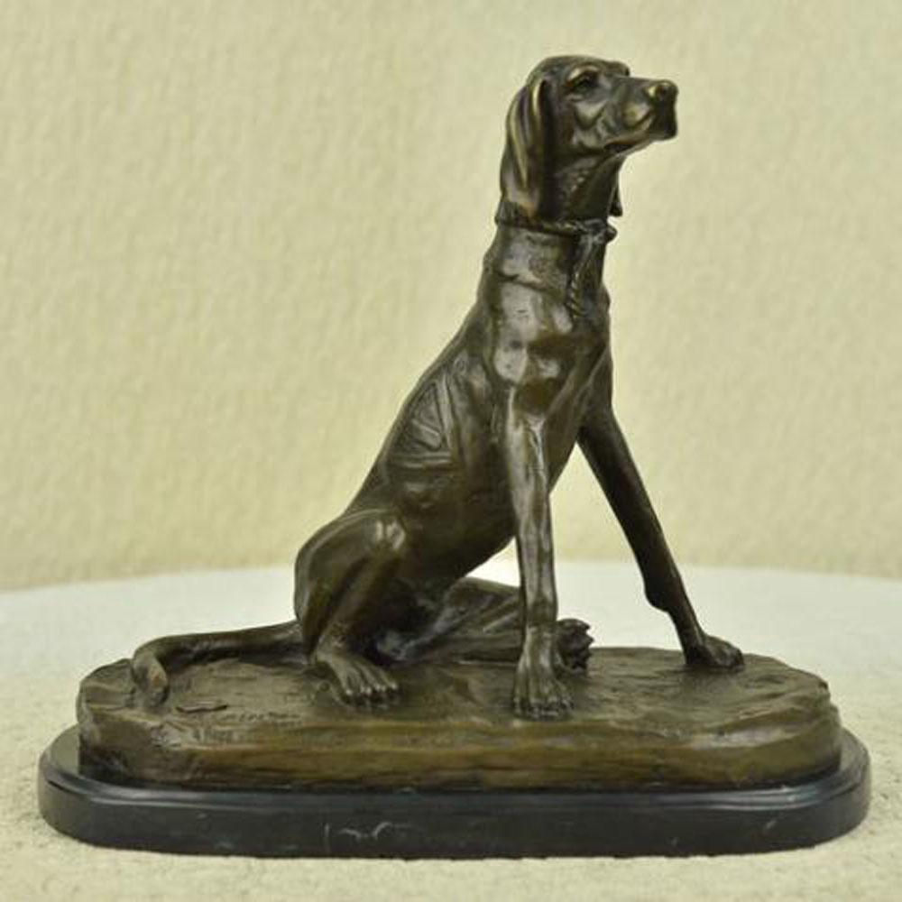 Foxhound Dog Bronze Sculpture (1 of 7)