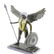 Viking Warrior Bronze Statue on Marble Base Sculpture