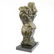 Abstract Sculpture Torso Mid Century Mod Bronze Statue - 4