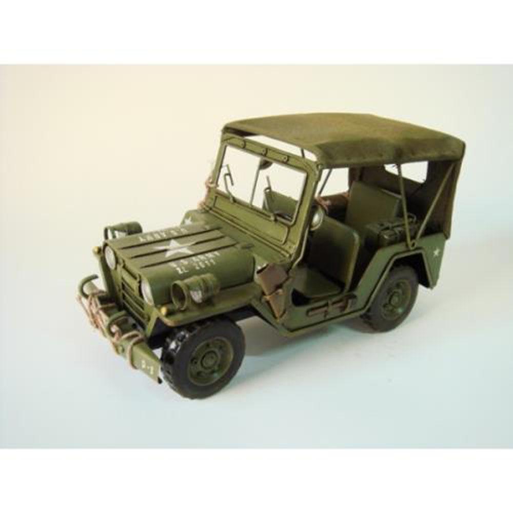 1940 Green Willy Overland Jeep Collectible Model USA (1 of 4)