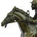 Jockey on Race Horse Bronze Sculpture - 2