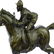 Jockey on Race Horse Bronze Sculpture - 4