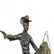Cowboy Charges Bronze Sculpture Statue Marble Base - 3