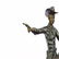 Cowboy Charges Bronze Sculpture Statue Marble Base - 4