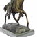 Cowboy Charges Bronze Sculpture Statue Marble Base - 6