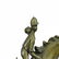 Art Deco Western Art Girl Jockey Racing Horse Bronze - 6