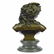 Bust Bronze Statue on Marble Base Sculpture - 3