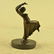Dancer Lady Bronze Sculpture on Marble Base Statue - 9