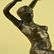 Dancer Lady Bronze Sculpture on Marble Base Statue - 4
