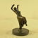 Dancer Lady Bronze Sculpture on Marble Base Statue - 6