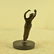 Dancer Lady Bronze Sculpture on Marble Base Statue - 8
