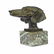 Labrador Puppy Bust Bronze Statue on Marble Base