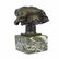 Labrador Puppy Bust Bronze Statue on Marble Base - 2