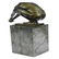 Nude Male Bronze Sculpture on Marble Base Statue - 2